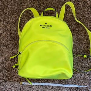 NWOT Kate Spade Neon Backpack